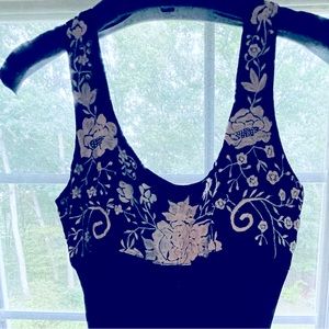 Nostalgia Vintage black evening dress